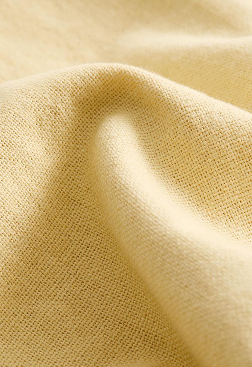 H&M - Linen-blend cushion cover - light yellow