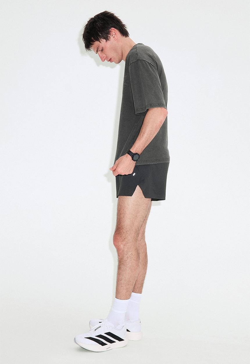 H&M - Boxy-style sports t-shirt with drymove? - dark grey