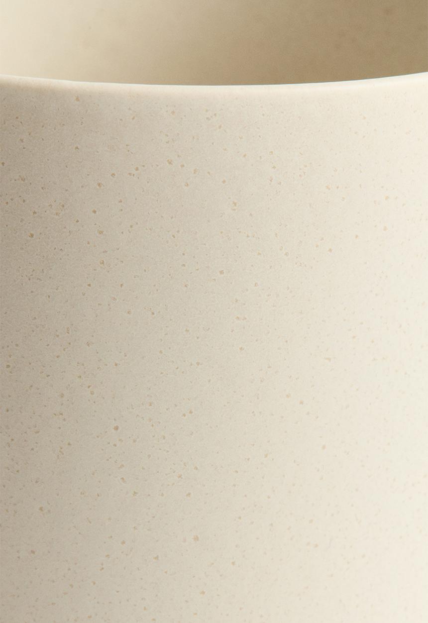 H&M - Small reactive-glaze jar - light beige
