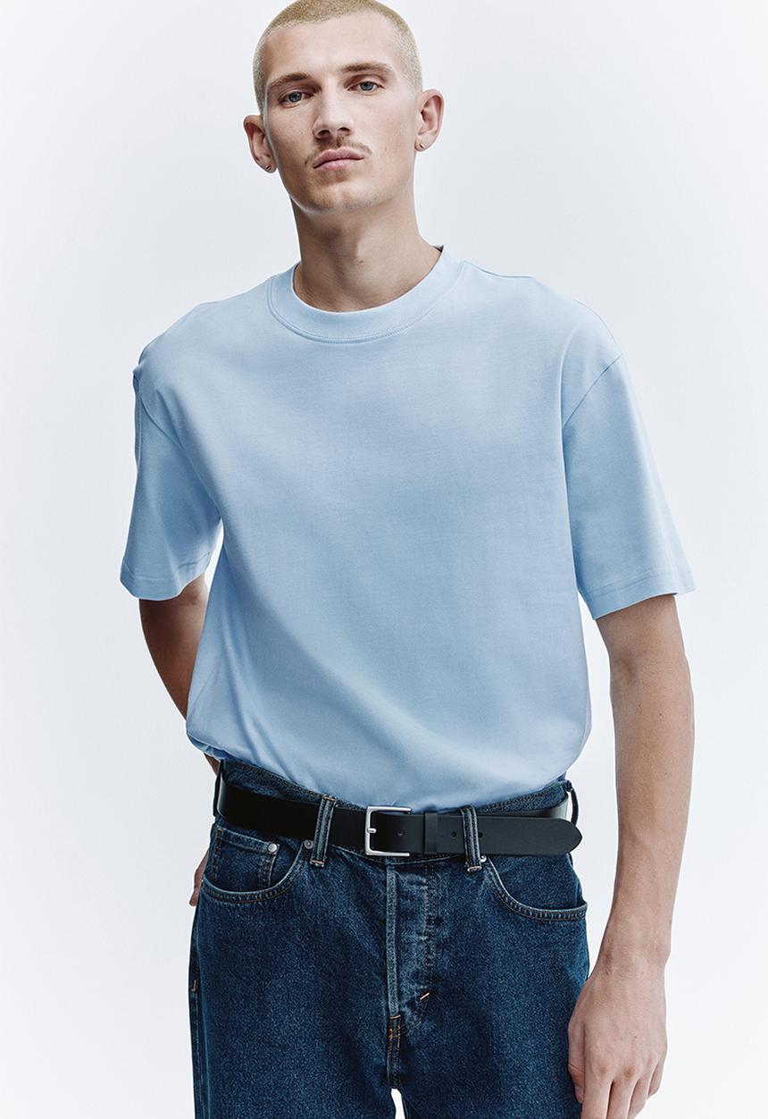 H&M - Relaxed fit t-shirt - light blue