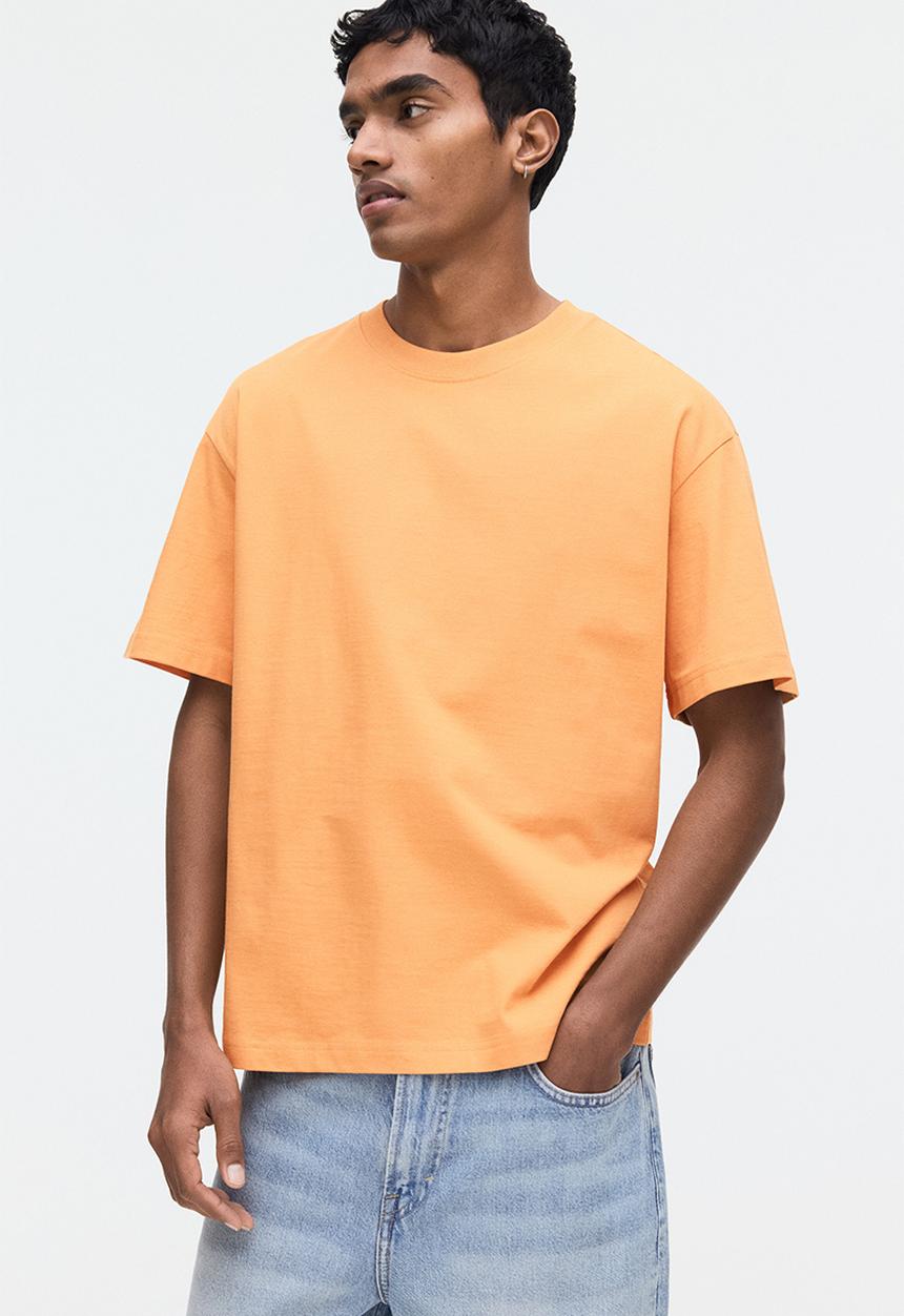 H&M - Relaxed fit t-shirt - orange