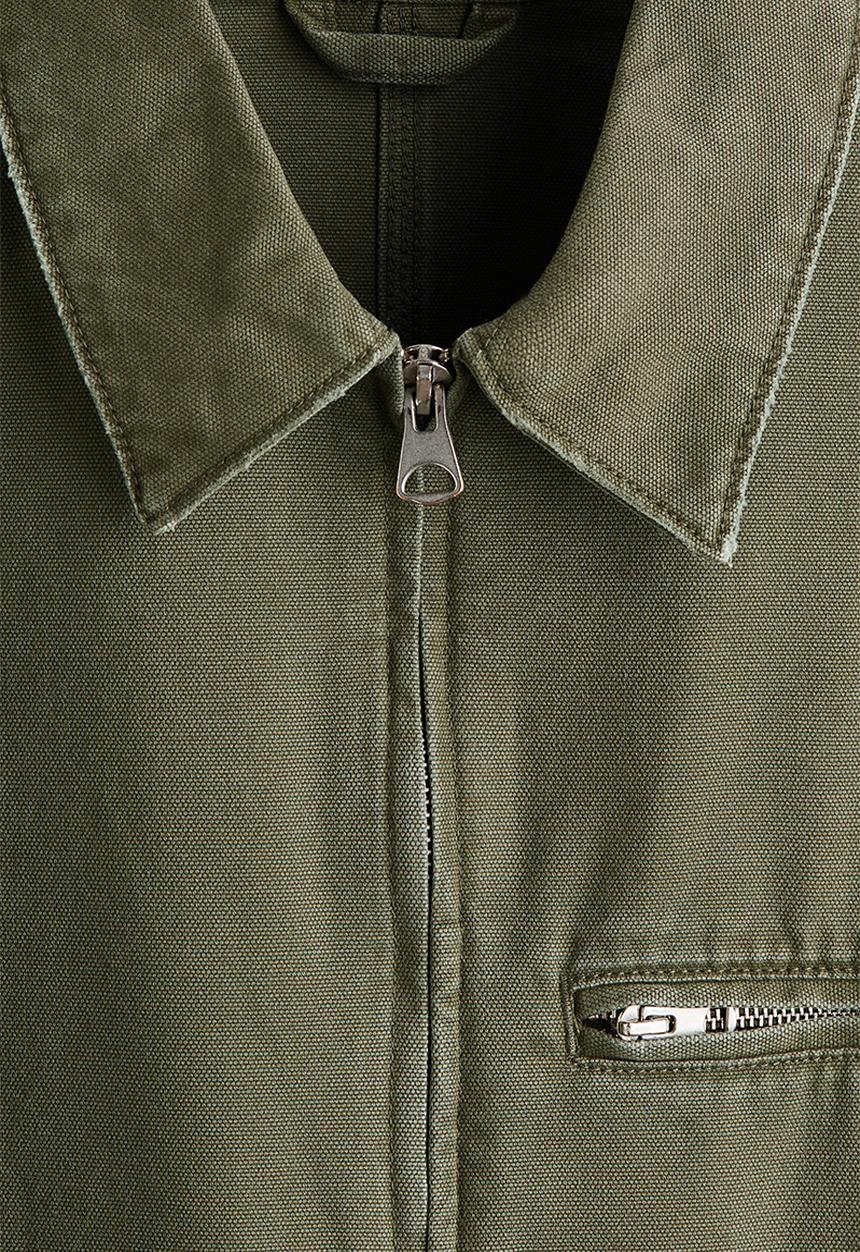 H&M - Collared jacket - khaki green