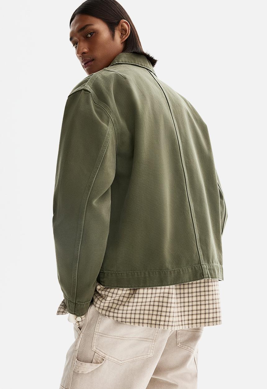 H&M - Collared jacket - khaki green