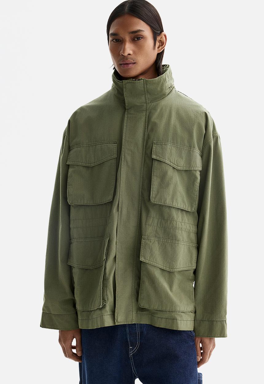 H&M - Cargo jacket - khaki green
