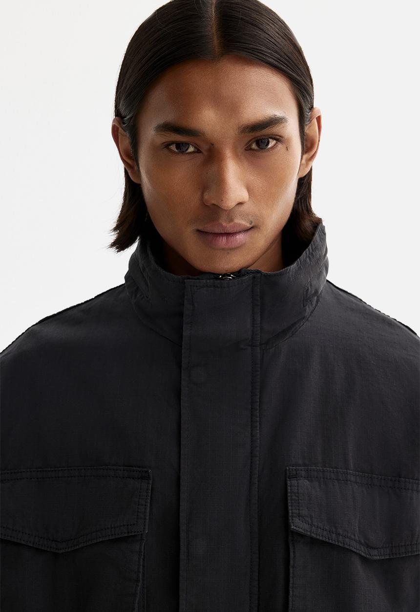 H&M - Cargo jacket - black