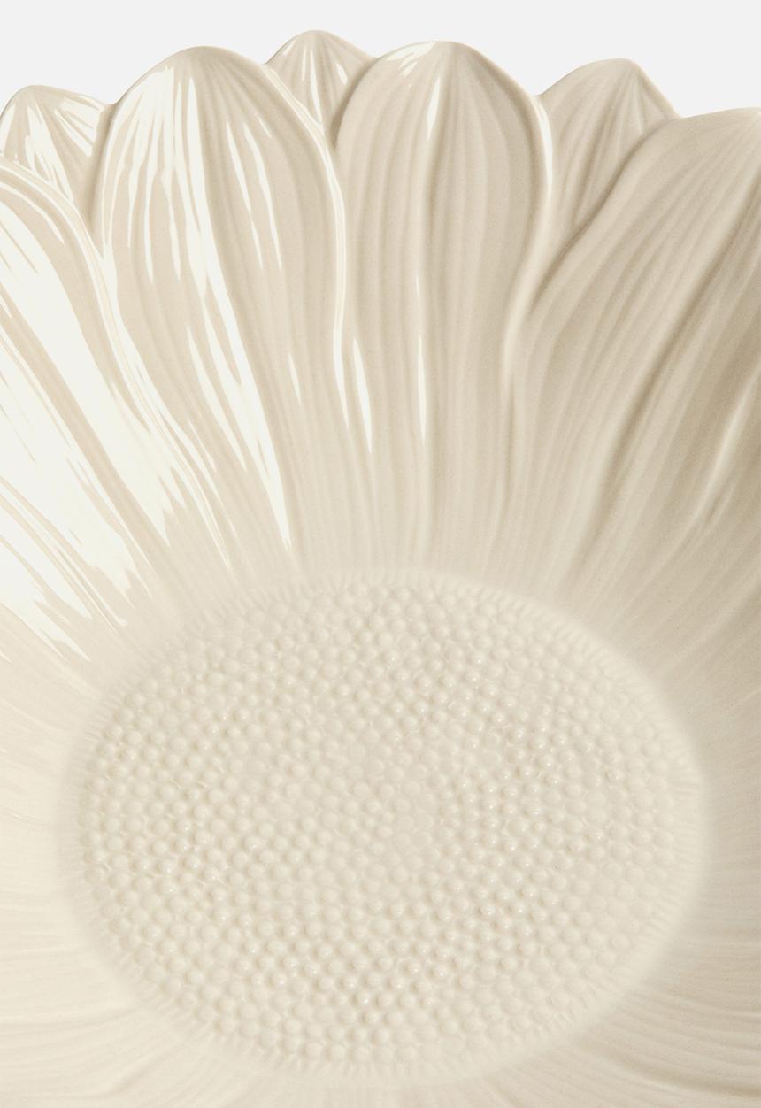 H&M - Large stoneware serving bowl - light beige