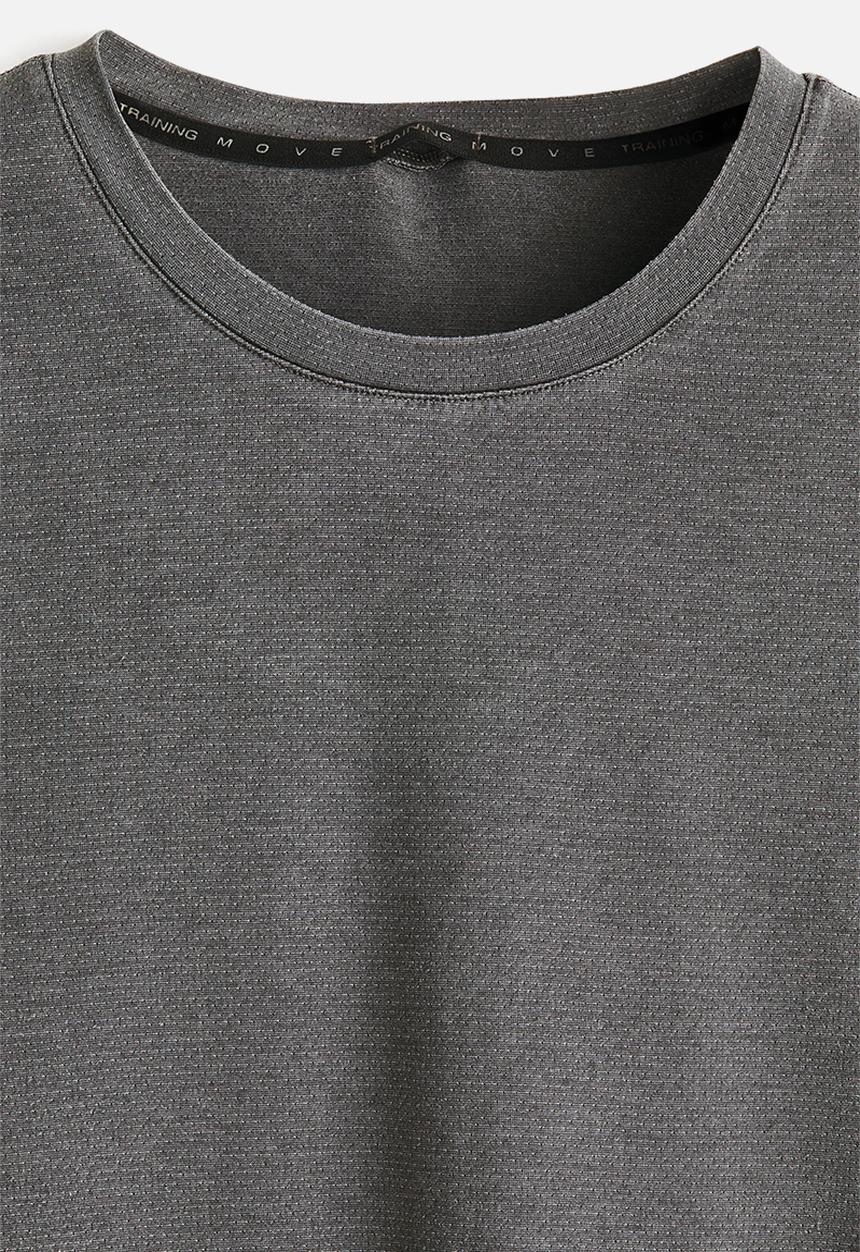 H&M - Running t-shirt with drymove. - dark grey