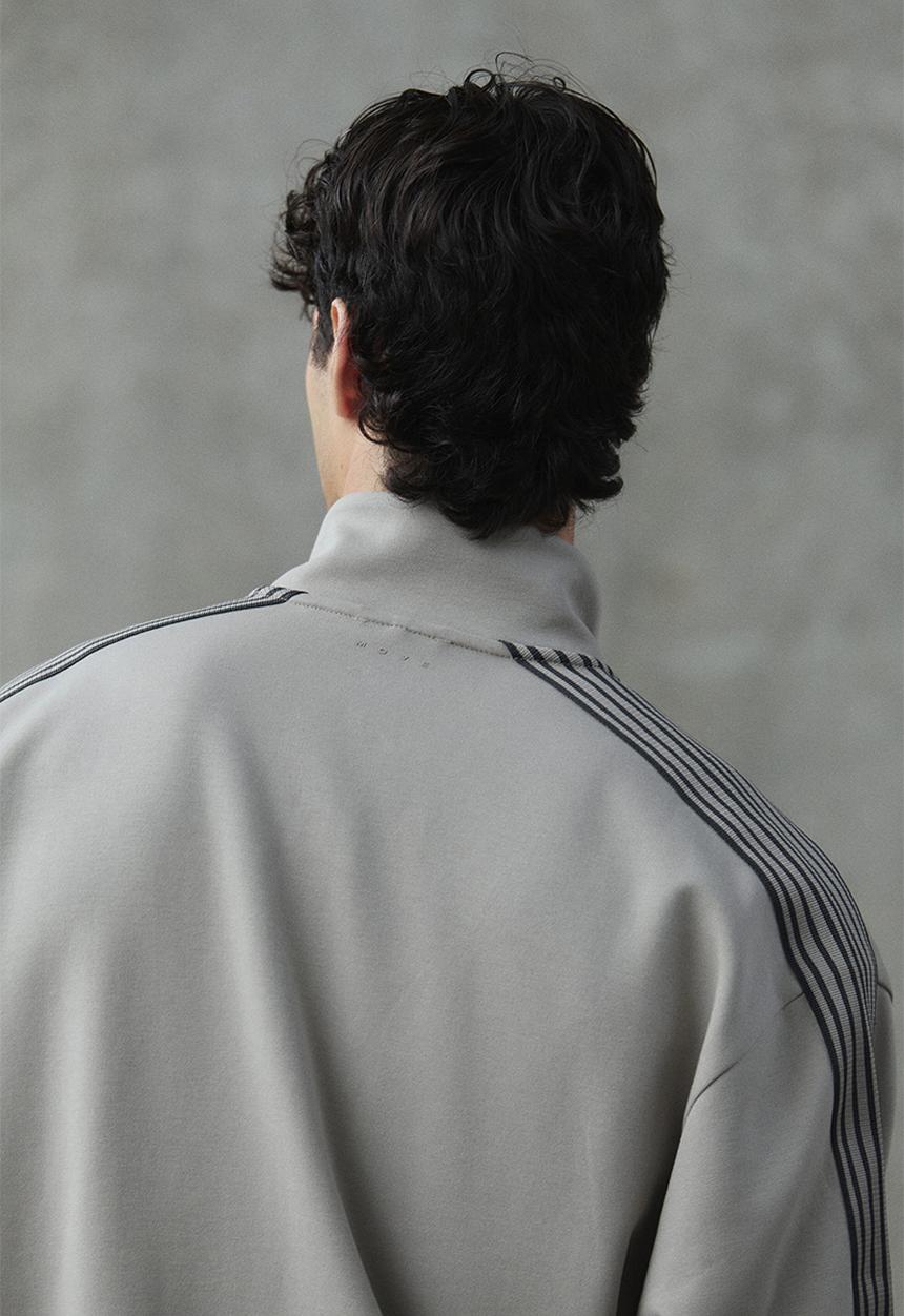 H&M - Oversized fit track jacket with drymove - beige
