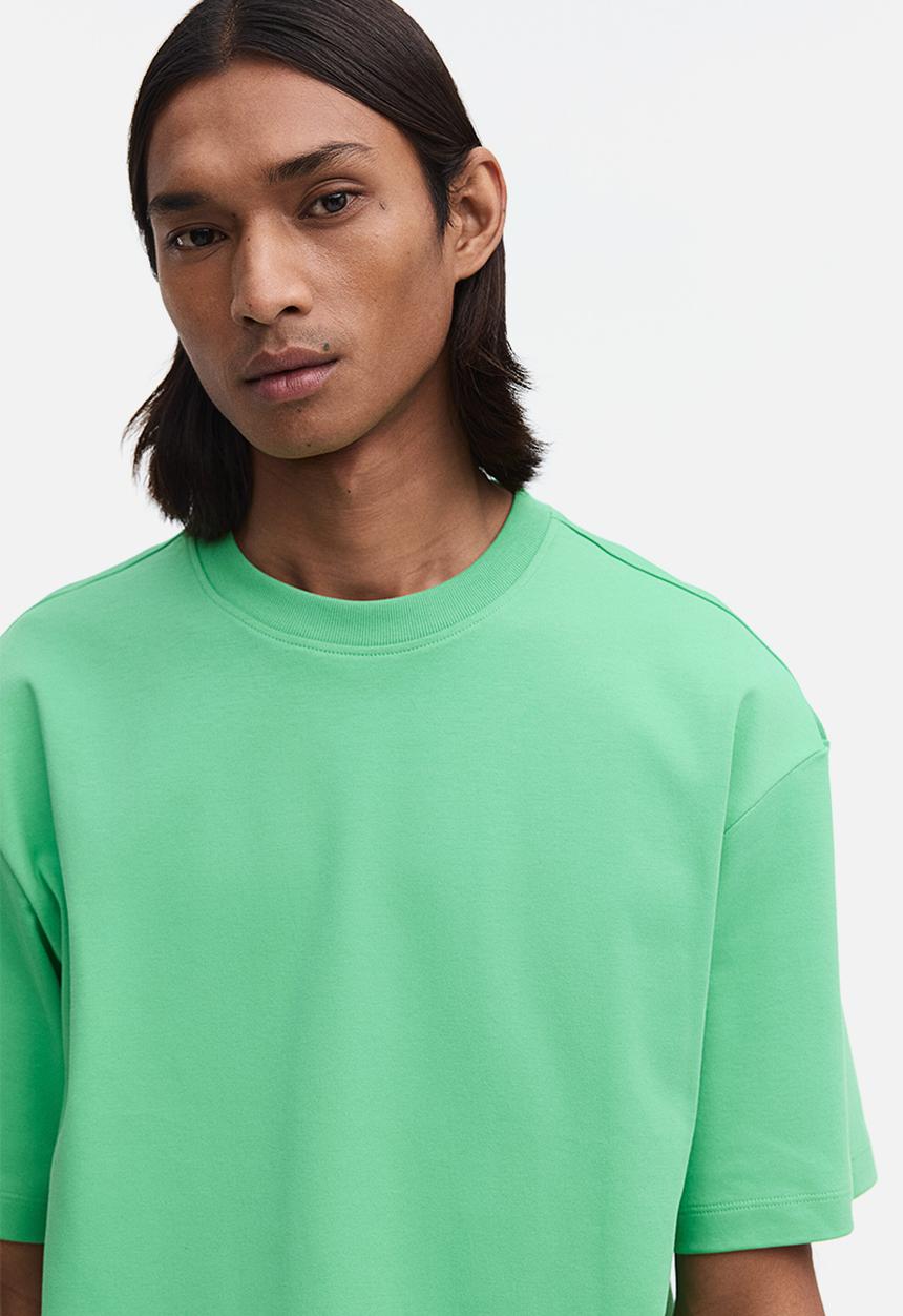 H&M - Oversized fit T-shirt - green