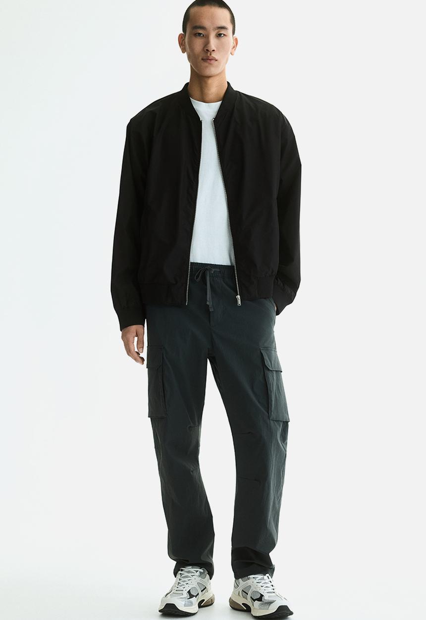 H&M - Lightweight bomber jacket - black