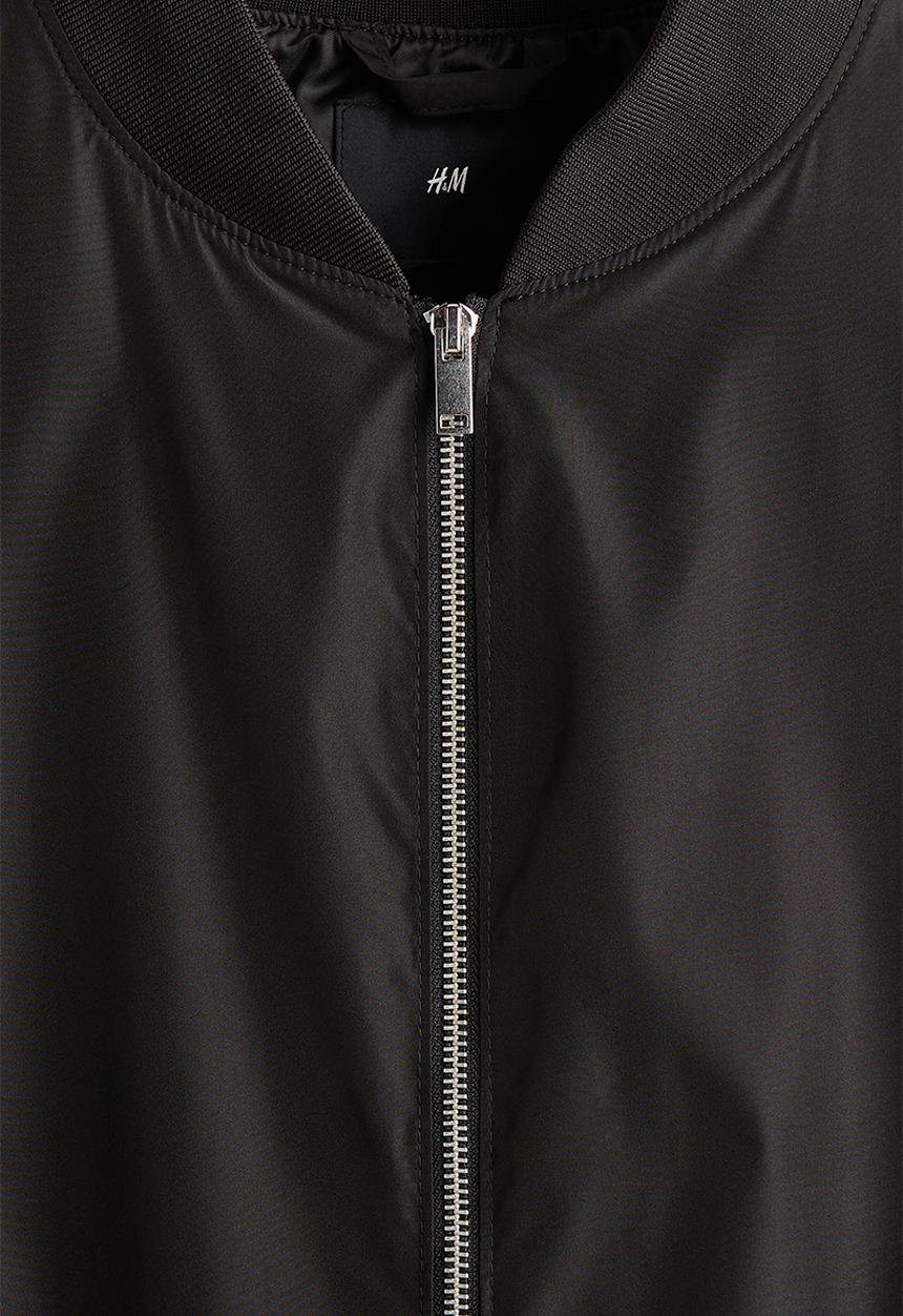 H&M - Lightweight bomber jacket - black