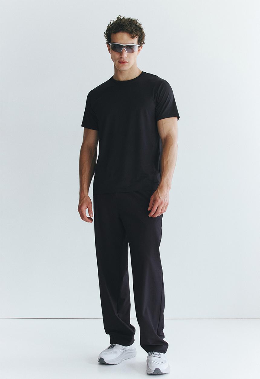 H&M - Regular fit track pants with drymove™ - black