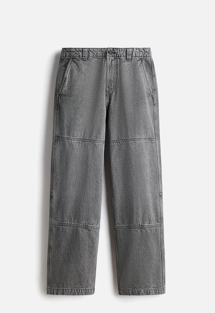 H&M - Loose fit worker jeans - grey