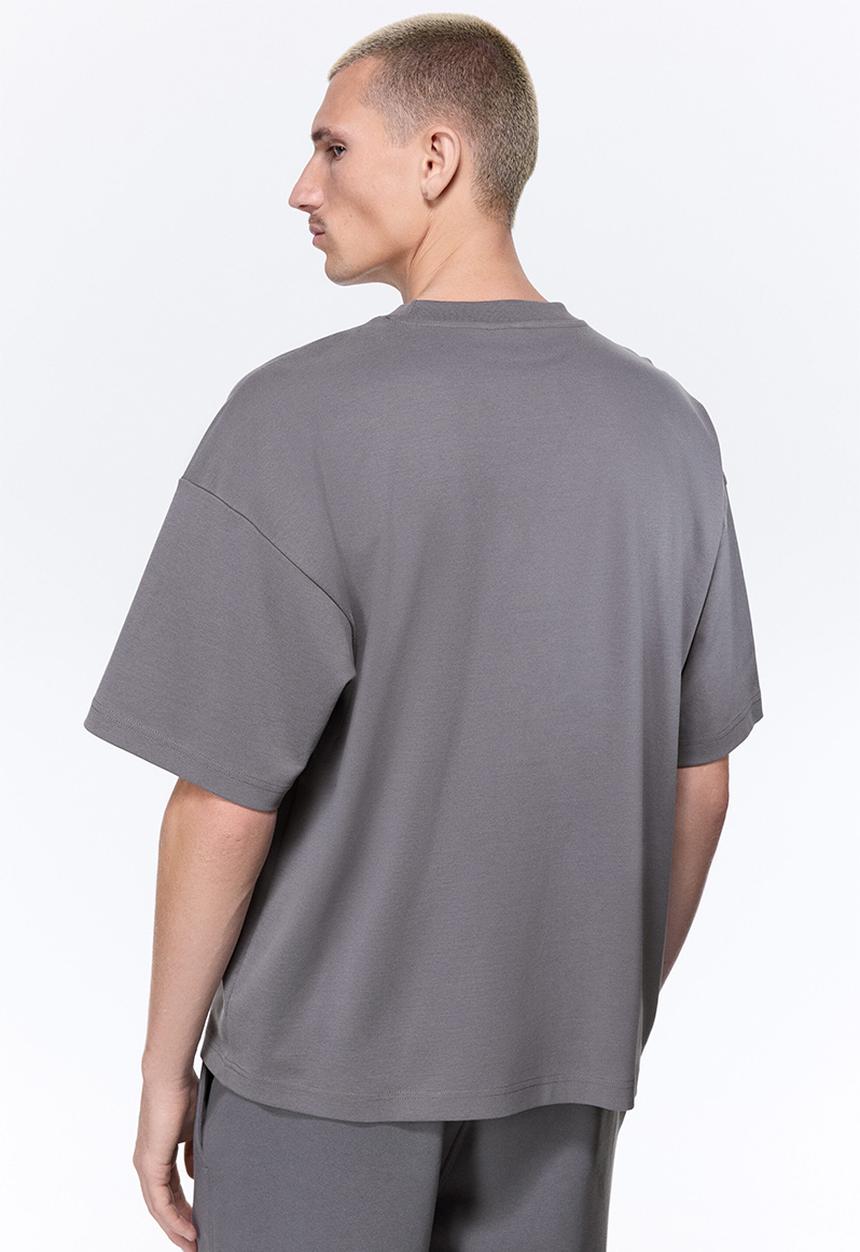 H&M - Oversized fit interlock t-shirt - grey