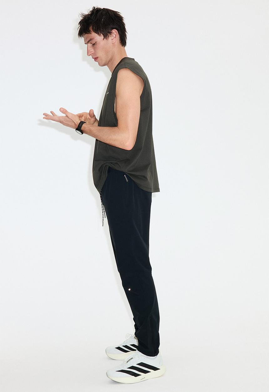 H&M - Loose fit sports vest top with drymove™ - dark grey/inner running