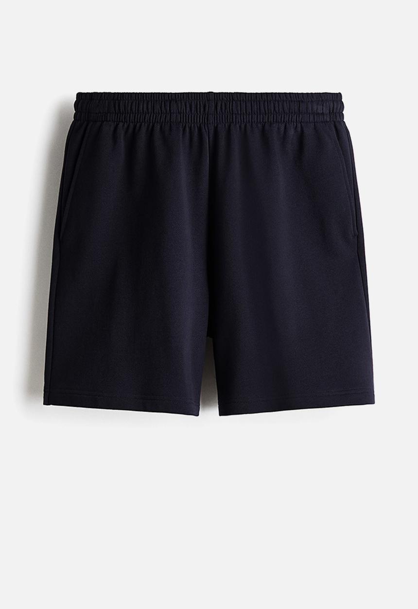 H&M - Regular fit sweatshorts - navy blue
