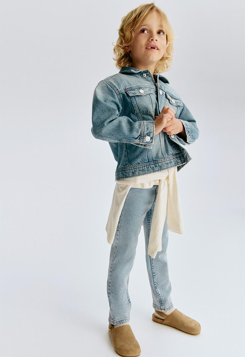 H&M - Superstretch slim fit jeans - light denim blue