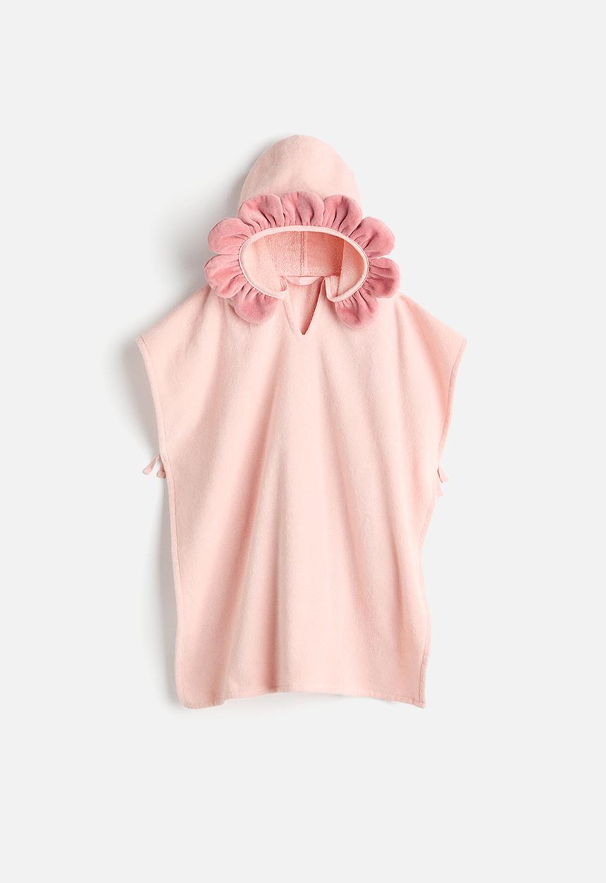 H&M - Towel cape - light pink/flower
