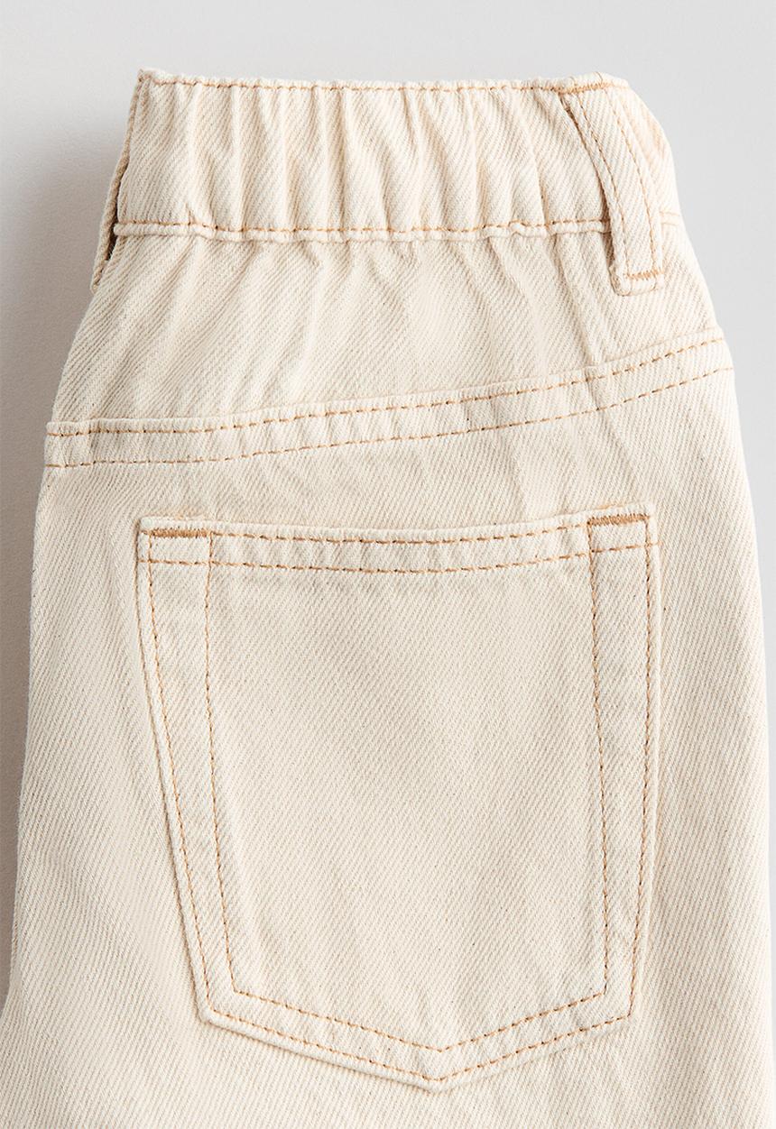 H&M - Loose fit jeans - light beige