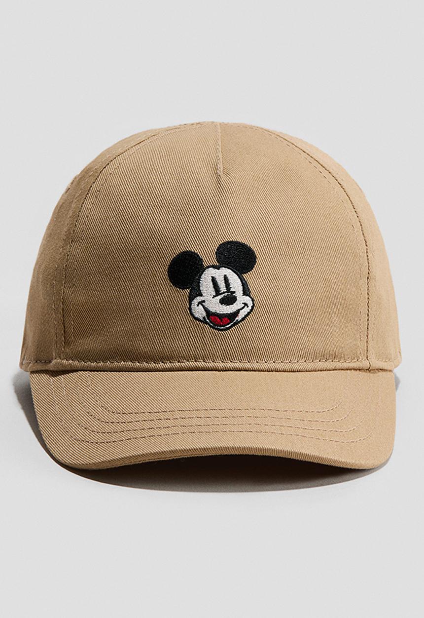 H&M - Cotton cap - beige/mickey mouse