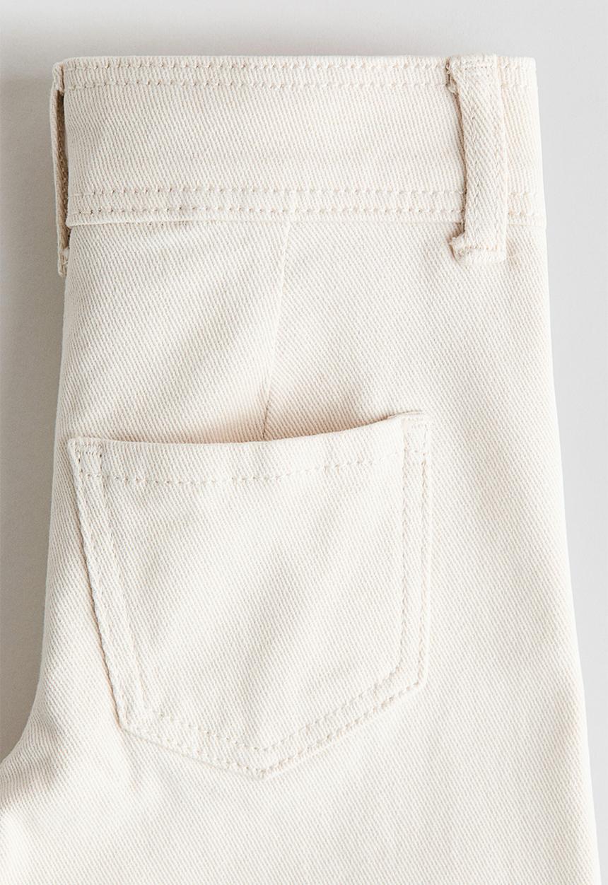 H&M - Flared trousers - light beige