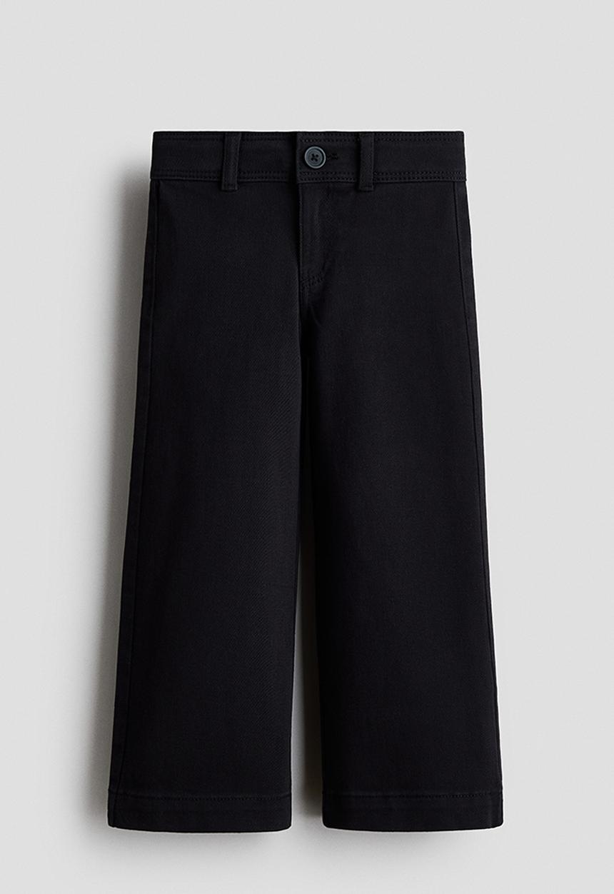 H&M - Flared trousers - black