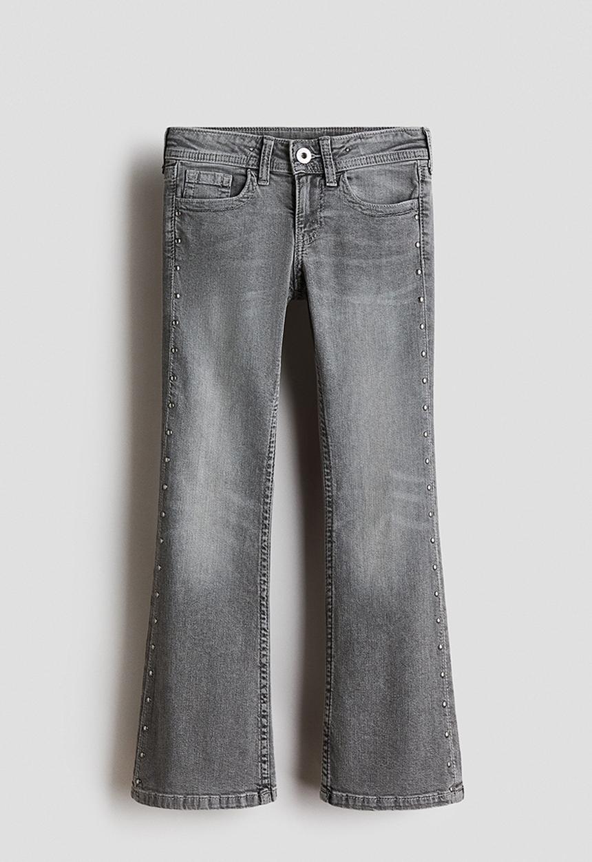 H&M - Flared leg low jeans - denim grey