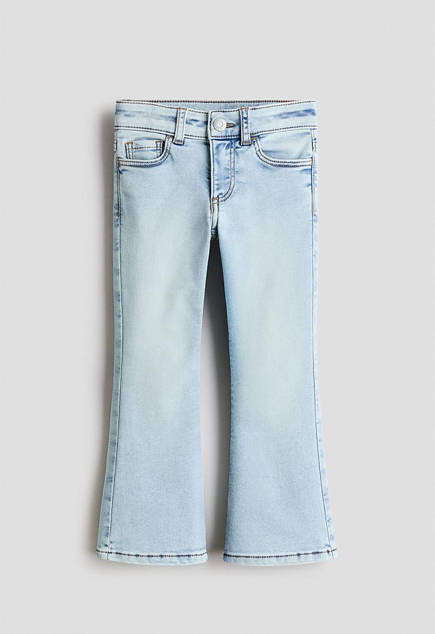 H&M - Super soft flared leg jeans - light denim blue