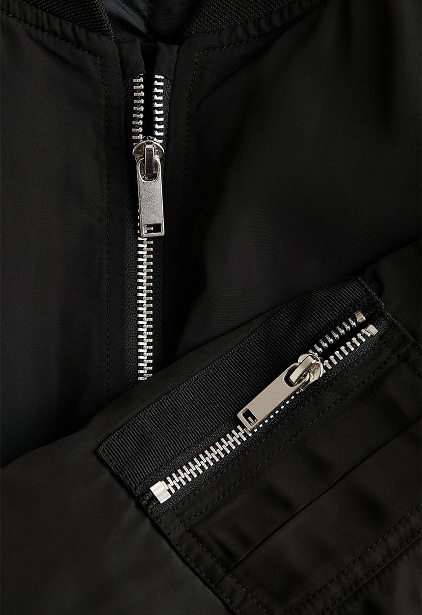 H&M - Padded bomber jacket - black