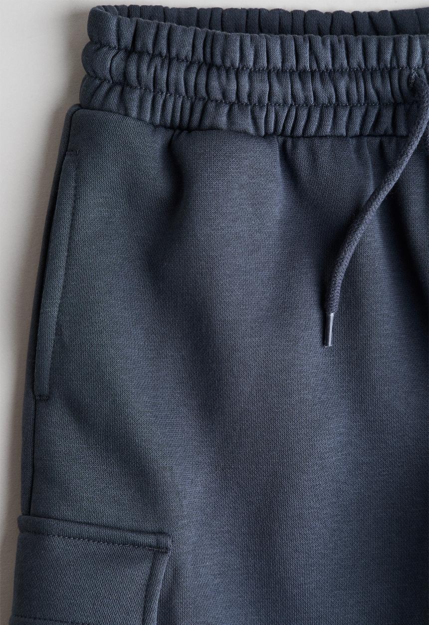 H&M - Cargo sweatshirt shorts - dark grey