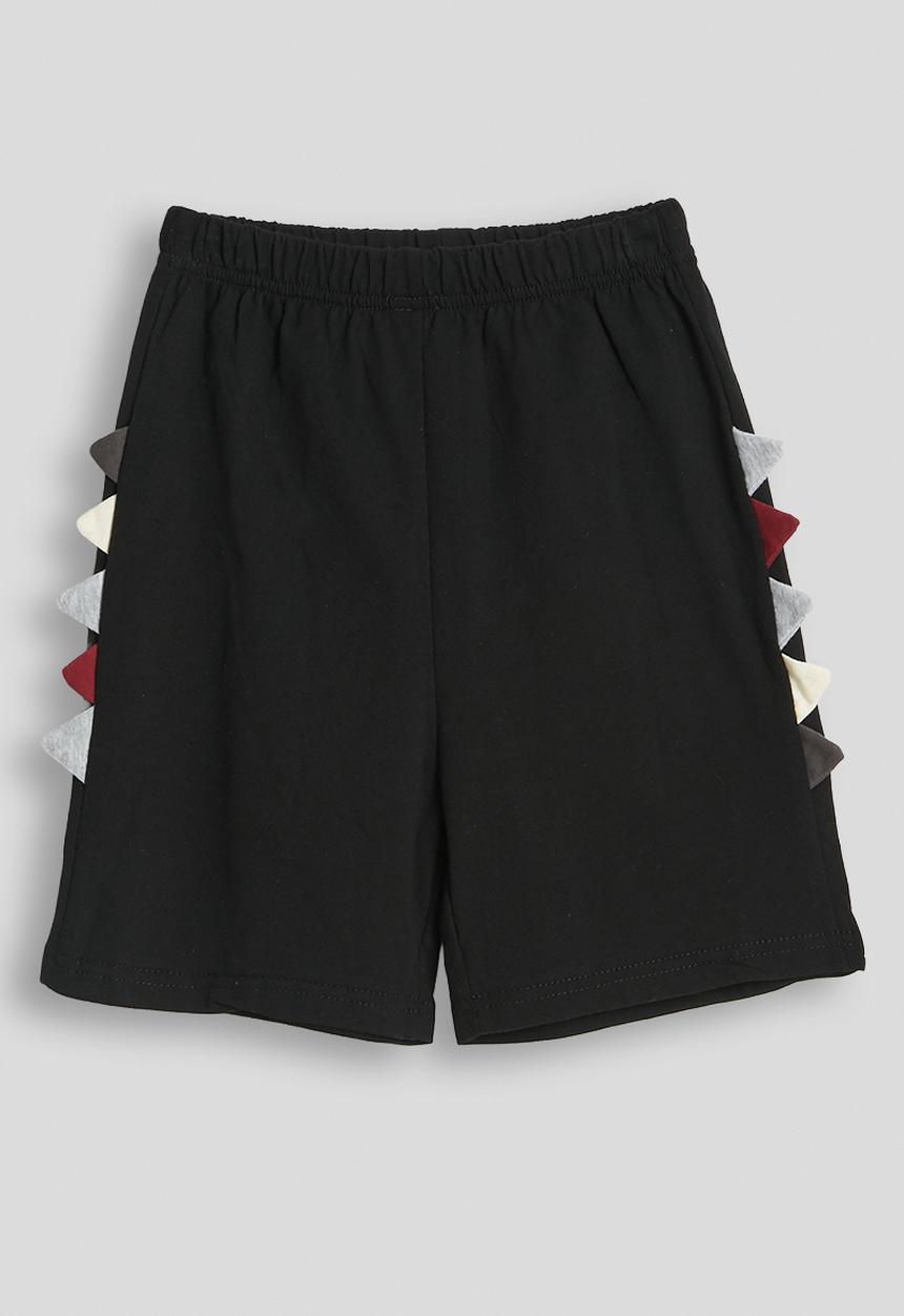 Pop Candy - Dino graphic tee and dino shorts - white/black