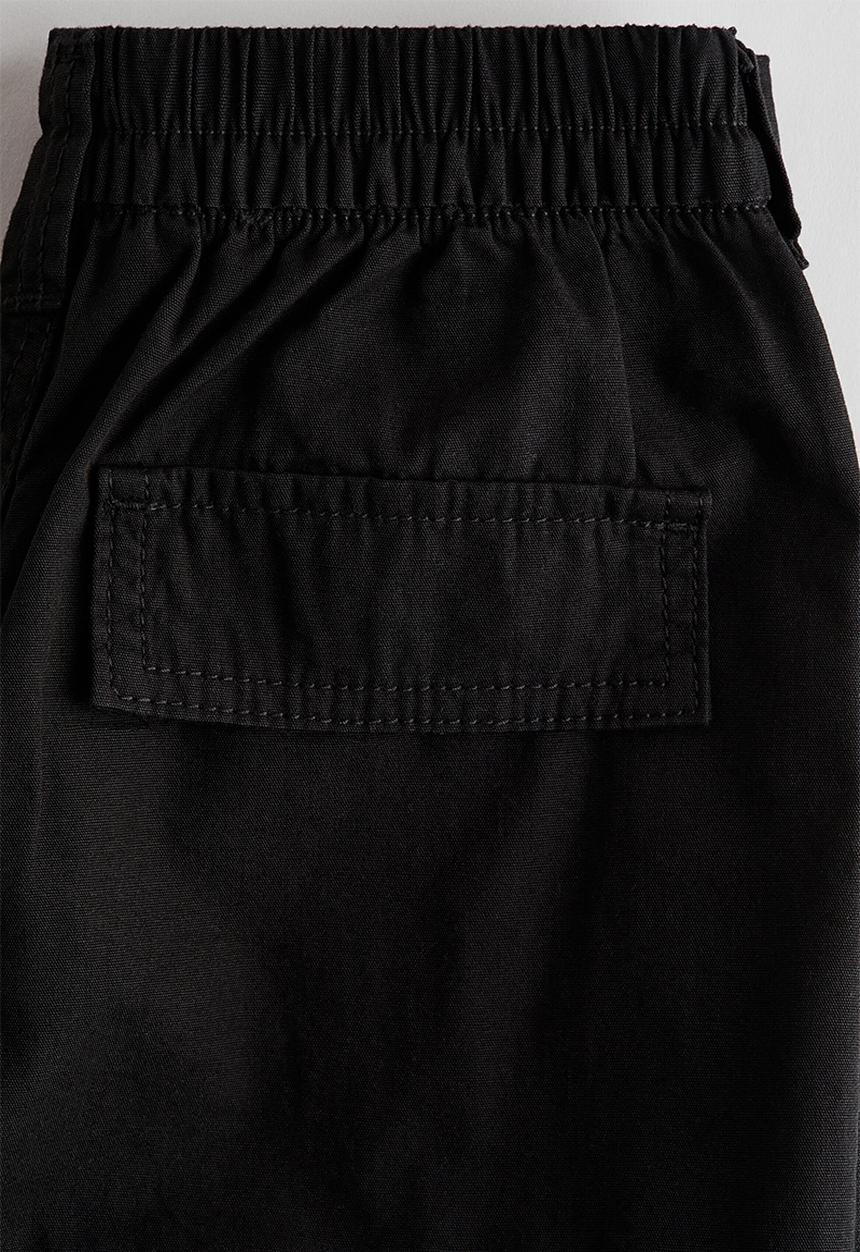 H&M - Cargo trousers - black