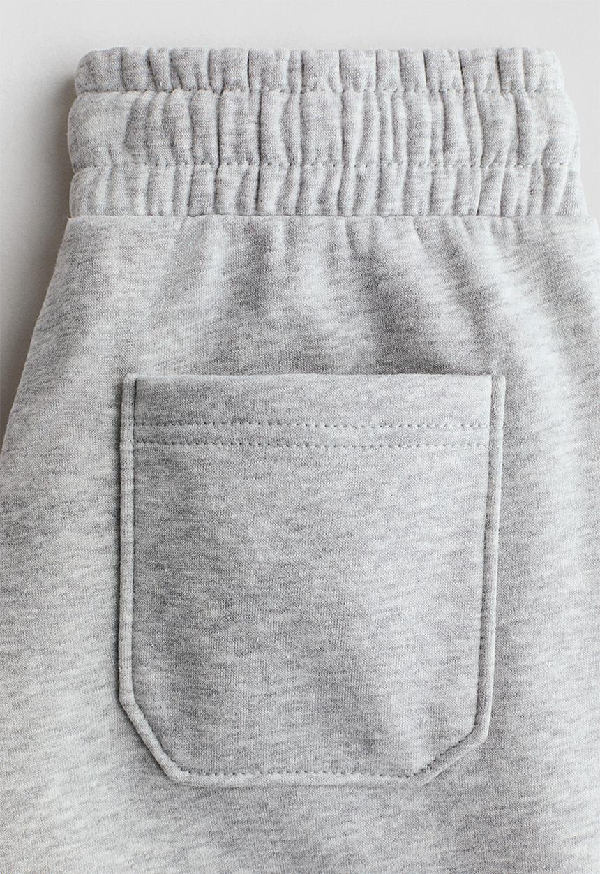 H&M - Brushed-inside joggers - light grey marl
