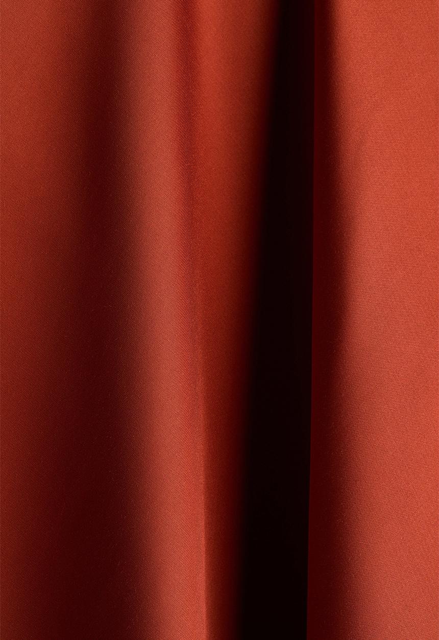 H&M - Midi skirt - burnt orange