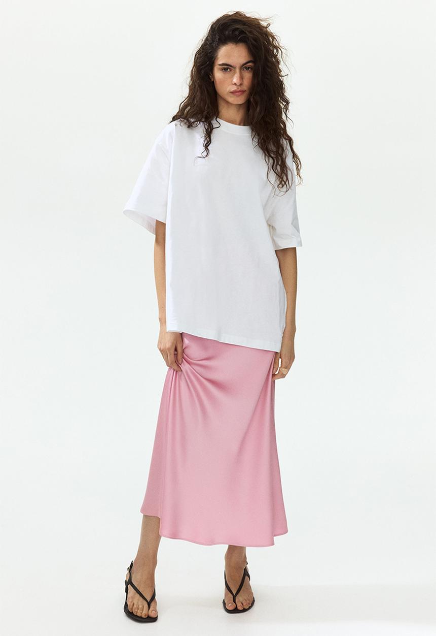 H&M - Midi skirt - pink