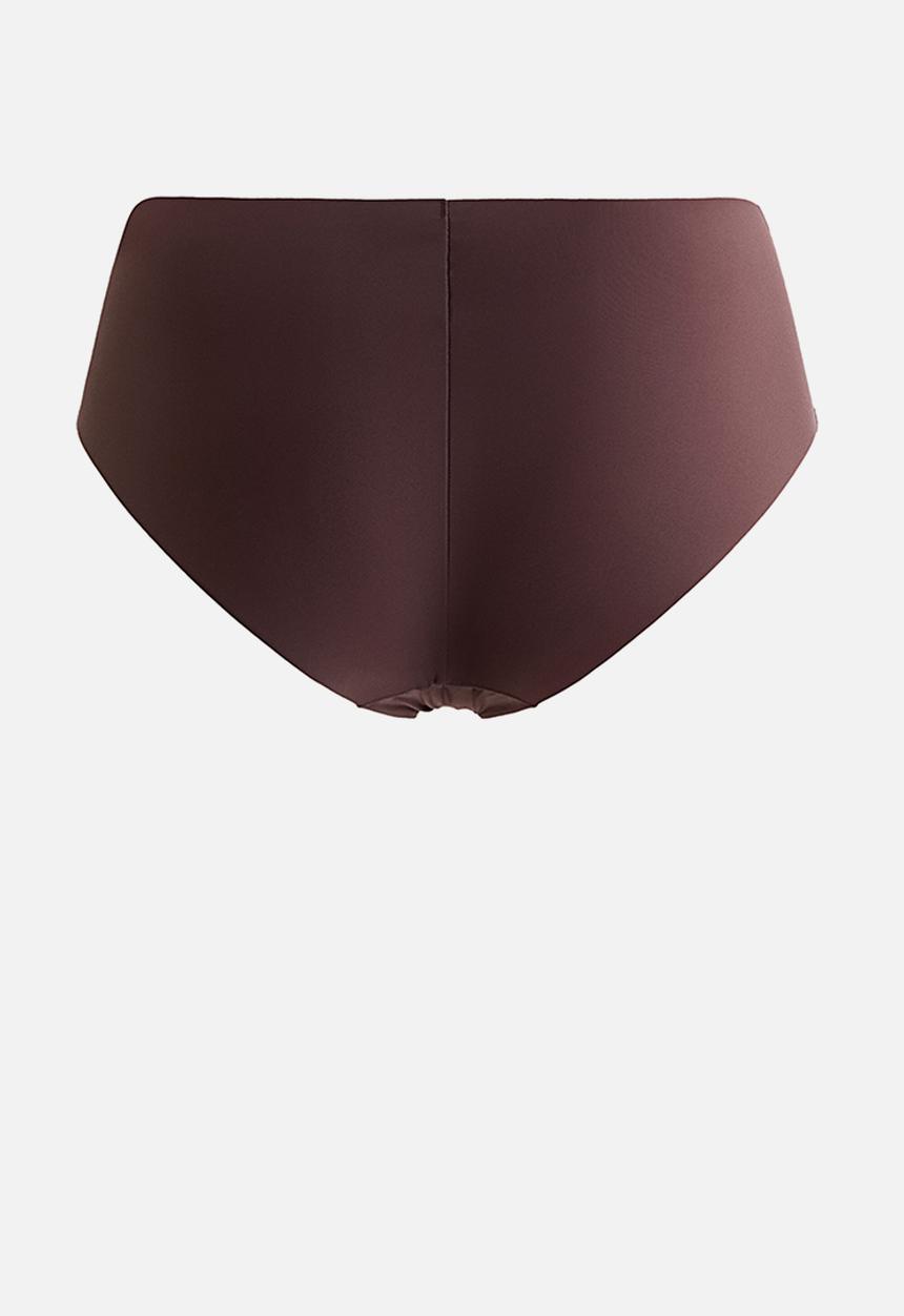H&M - 3-pack invisible hipster briefs - beige/dark brown