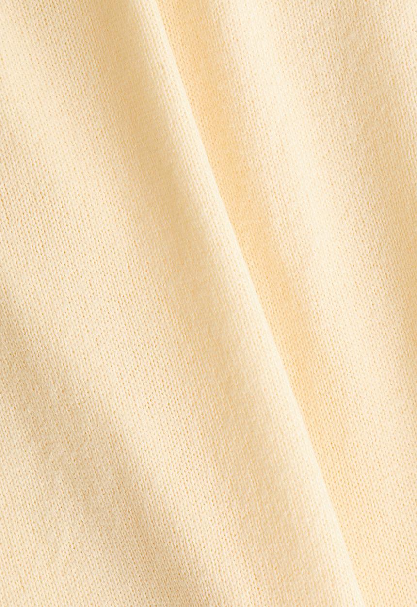 H&M - Off-the-shoulder jumper - light yellow