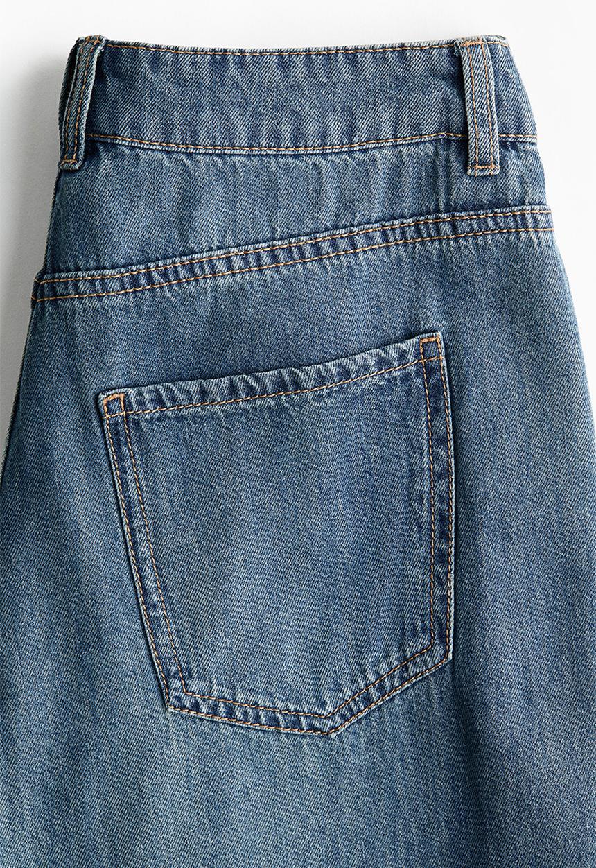 H&M - Wide regular waist jeans - denim blue