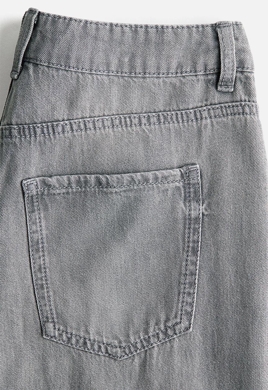 H&M - Wide regular waist jeans - grey