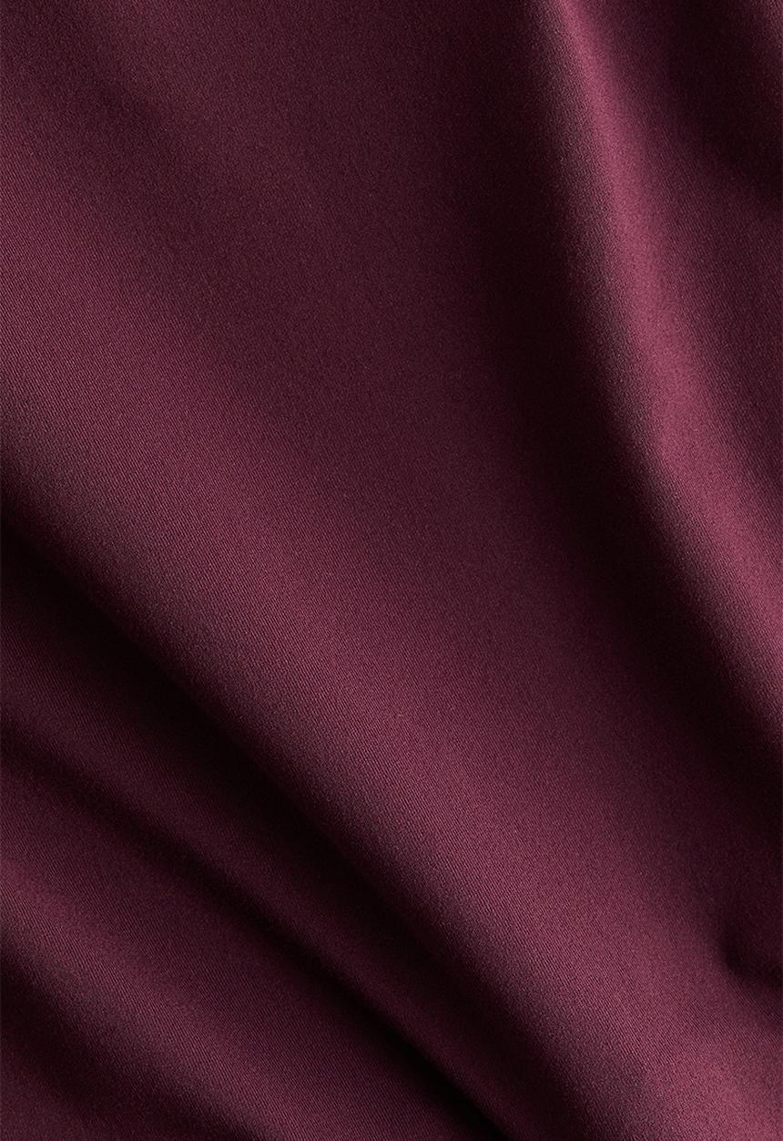 H&M - Padded-cup microfibre body - burgundy