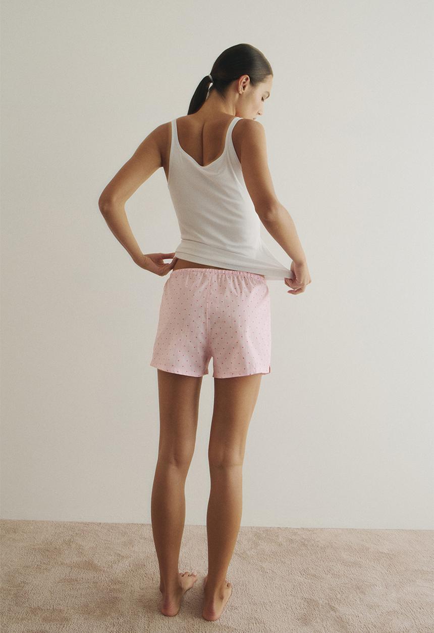H&M - 2-pack pyjama shorts - pink/striped
