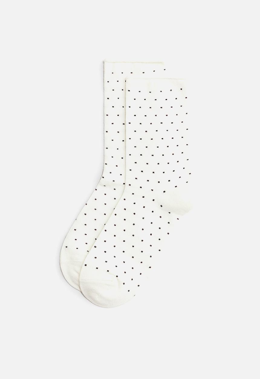 H&M - 5-pack socks - white/spotted