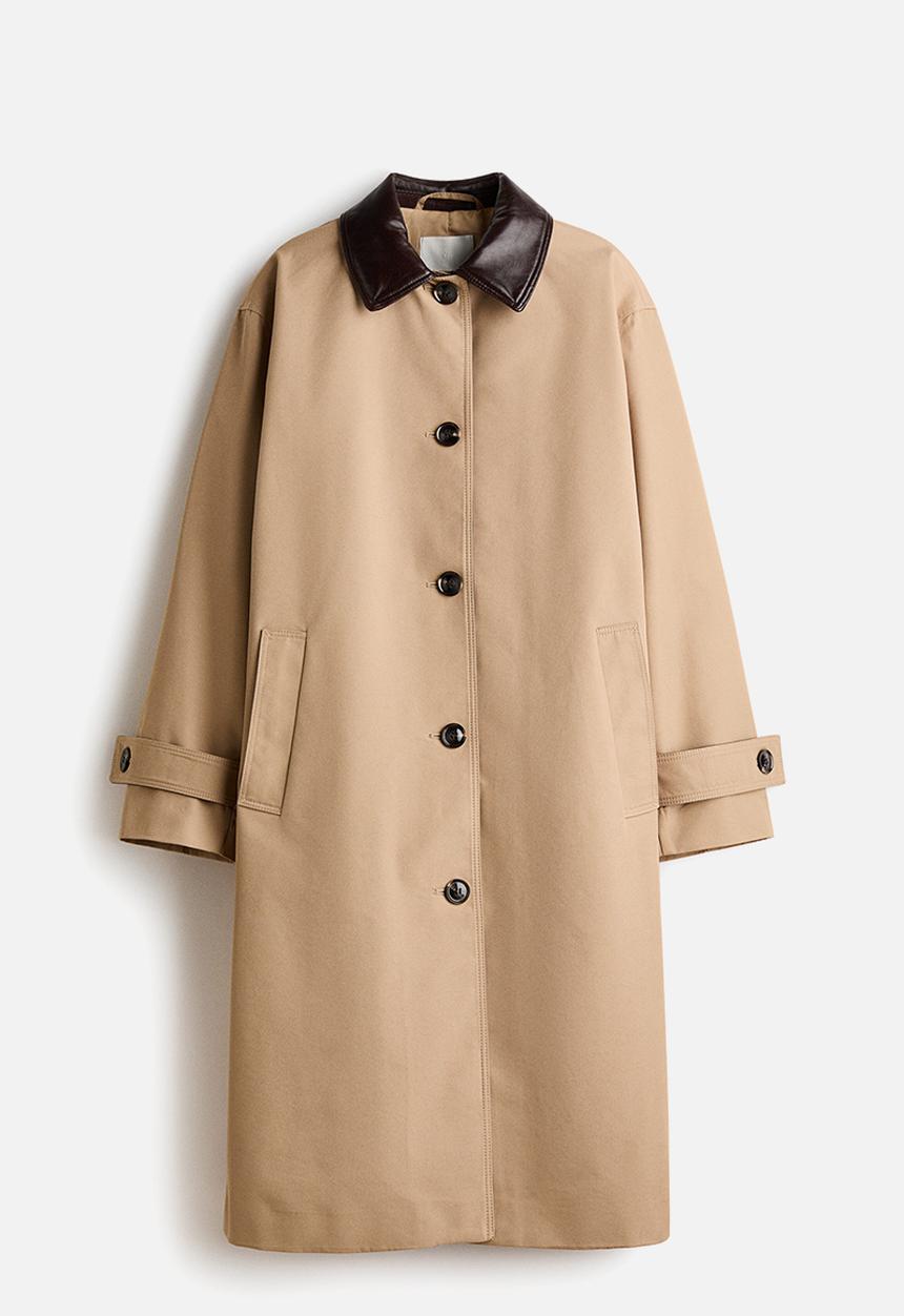 H&M - Twill car coat - beige