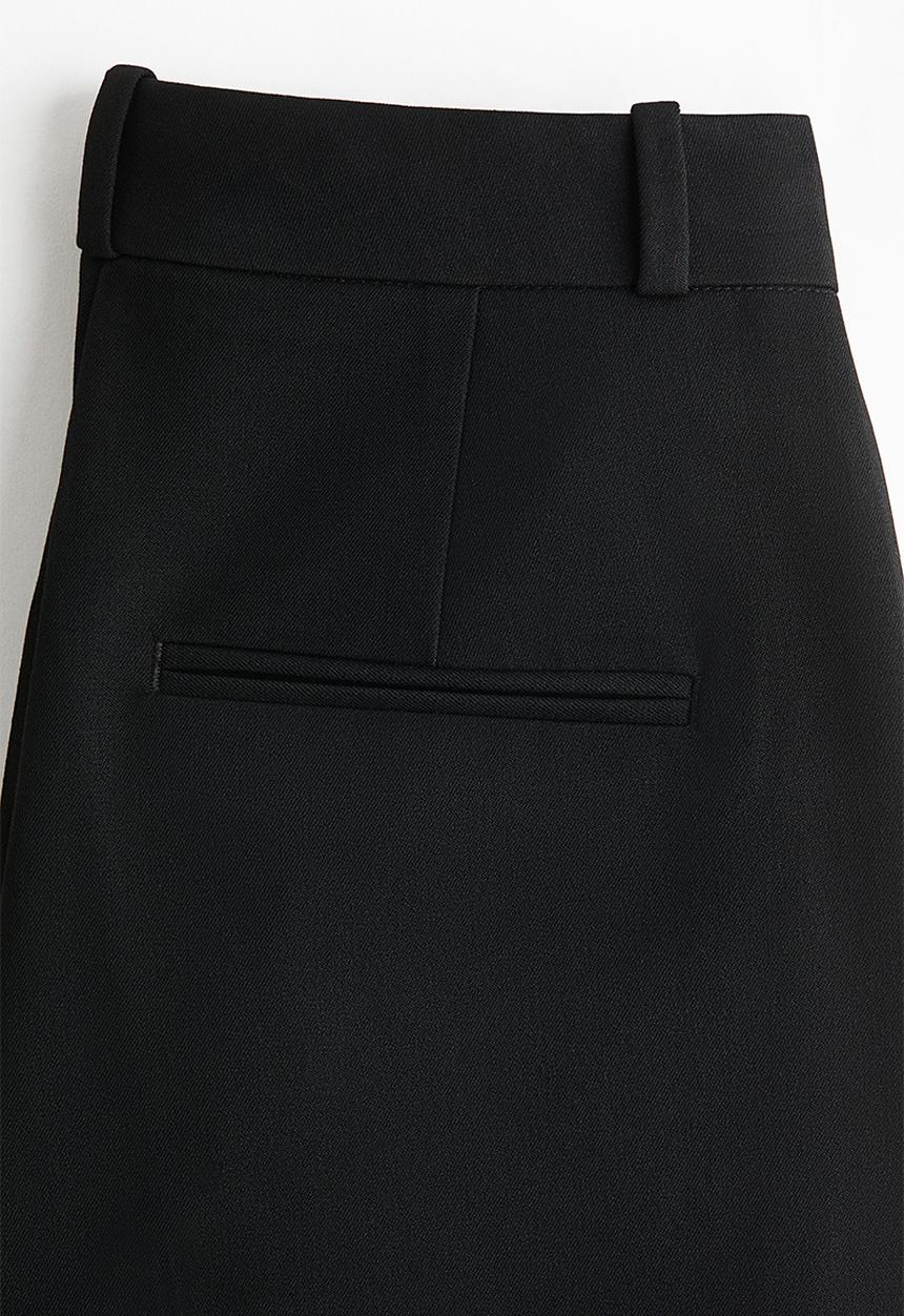 H&M - Tailored twill trousers - black