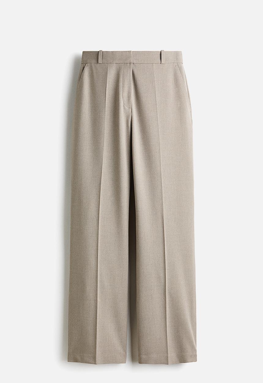 H&M - Tailored twill trousers - beige