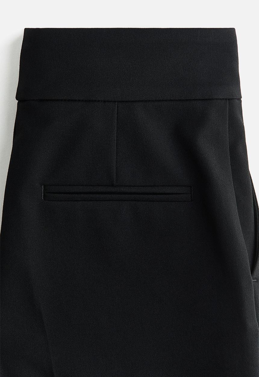 H&M - Bootcut twill trousers - black