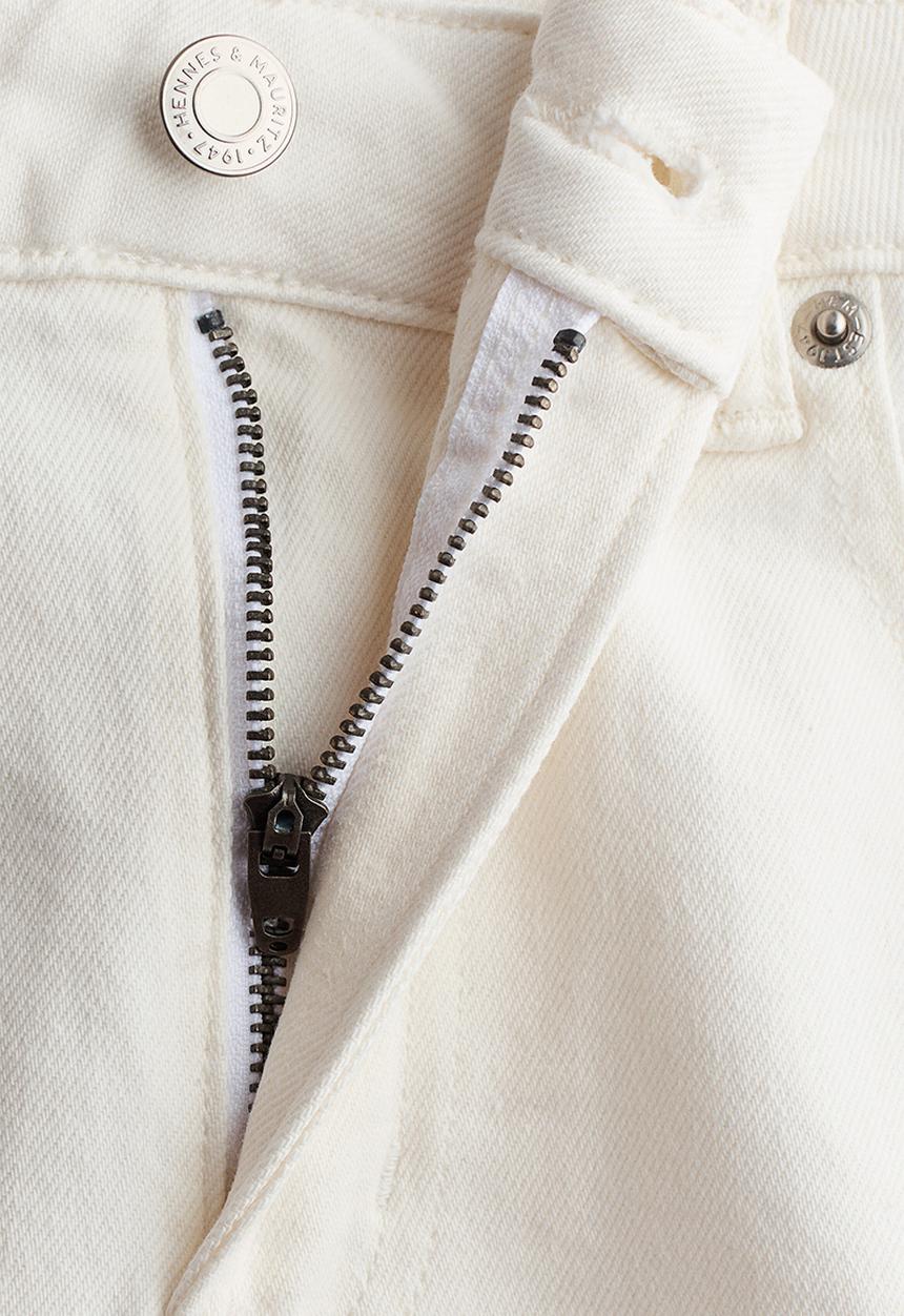H&M - Denim shorts - white