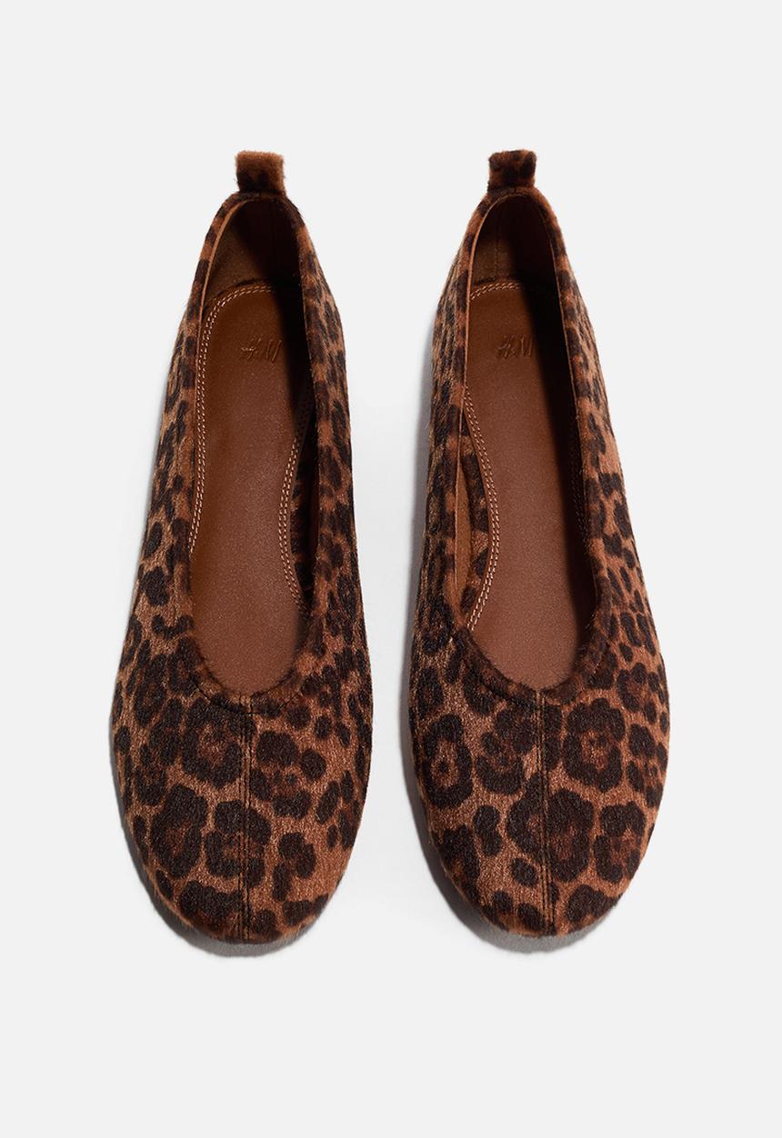 H&M - Ballet flats - brown/leopard print