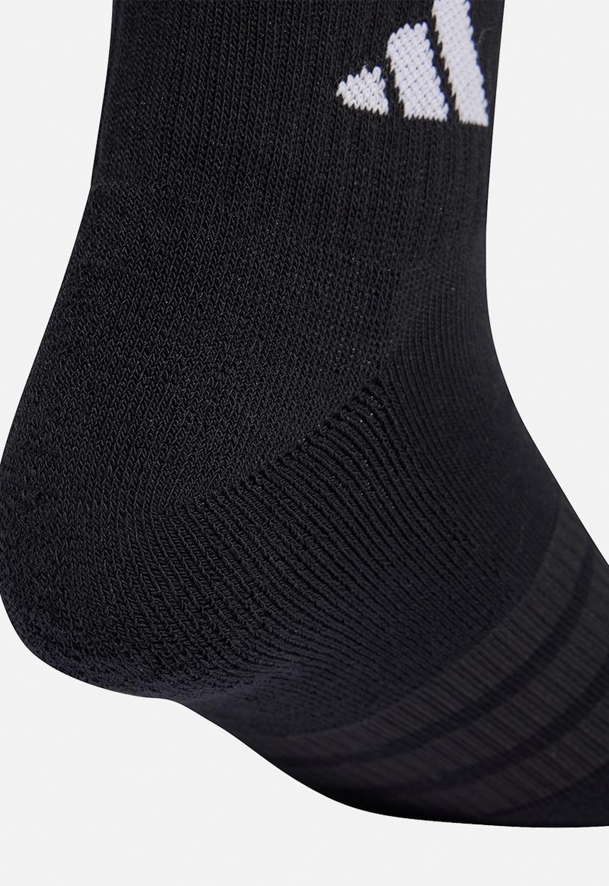 adidas Performance - Cushioned Sportswear Ankle Socks 3-Pack - Black/black/white