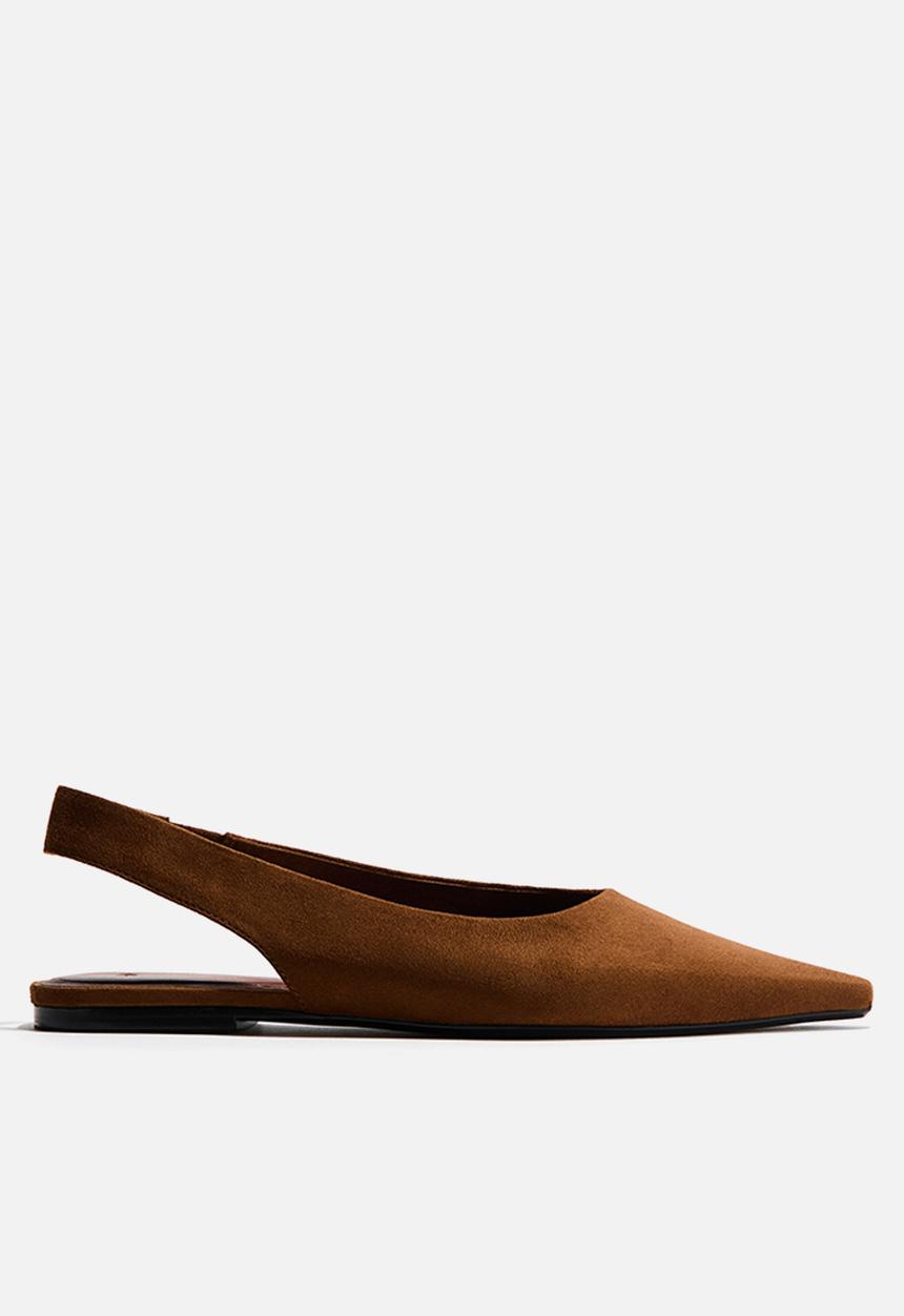 H&M - Pointed slingbacks - brown